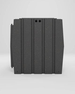 RuffLand titan kennel in millstone back view.