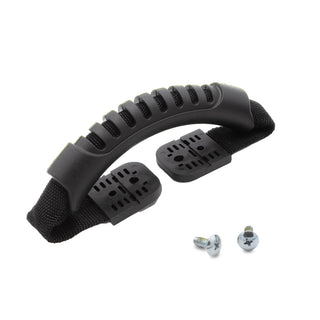 RuffLand® Performance Kennels black handle replacement with screws for secure installation and durability.