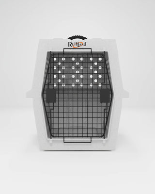 White airline pet kennel