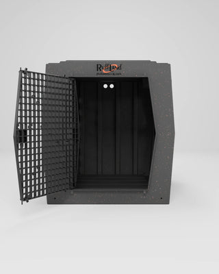 RuffLand Millstone Titan Kennel front view door open