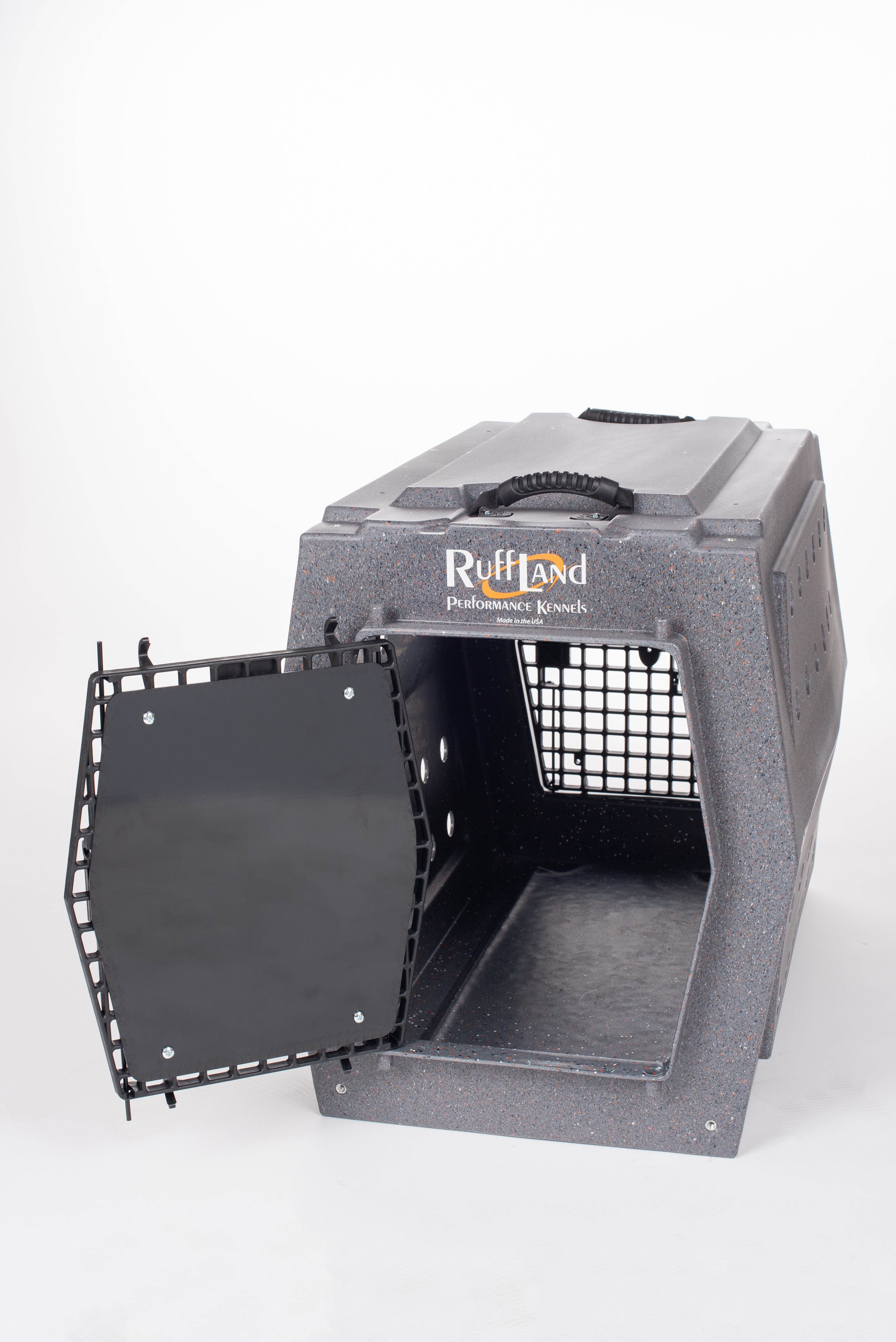 The RuffLand Shield | Interior Kennel Door Wind Blocker & Anxiety