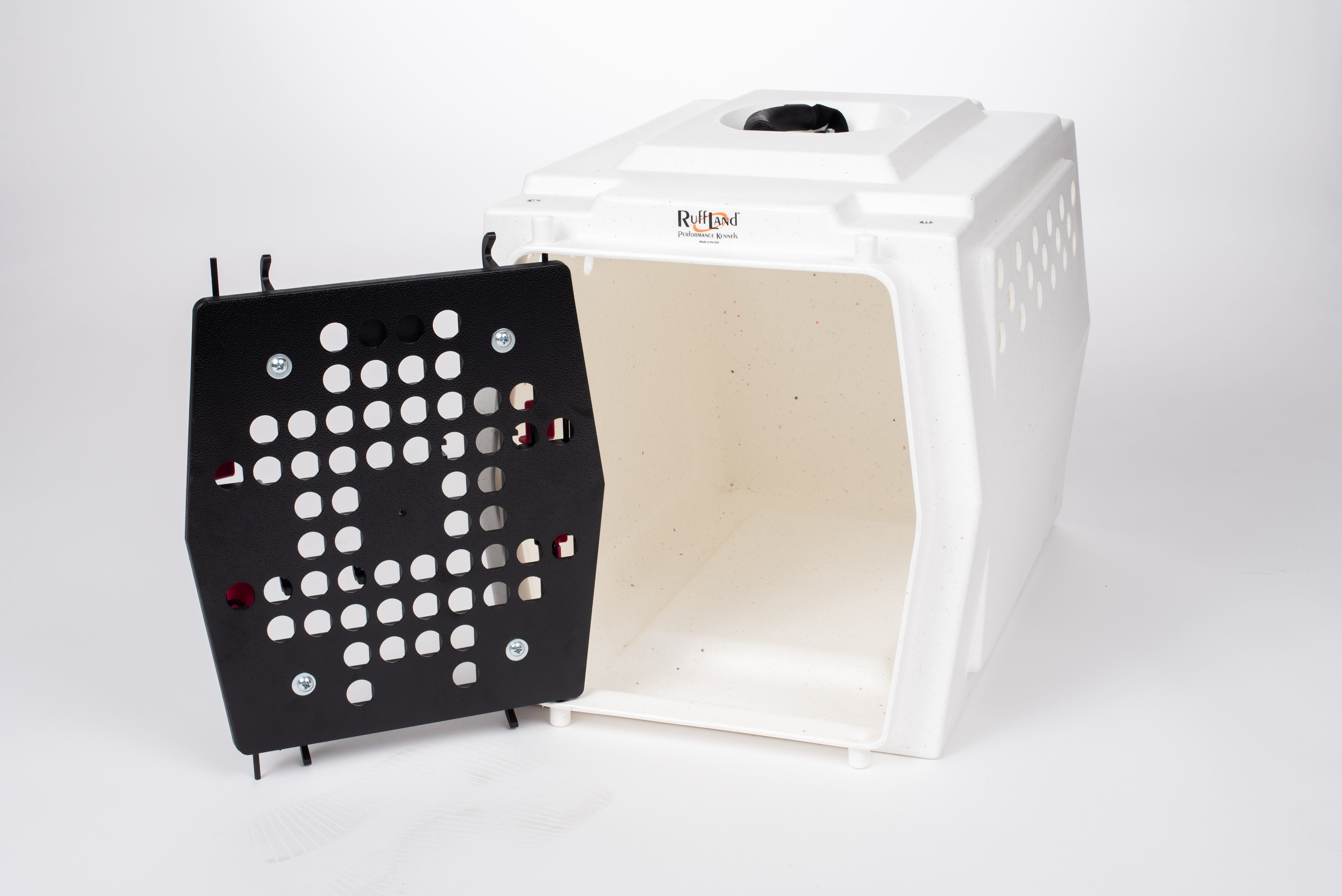 RuffLand Guard Dog Metal Door Liner | Heavy-Duty Kennel Door