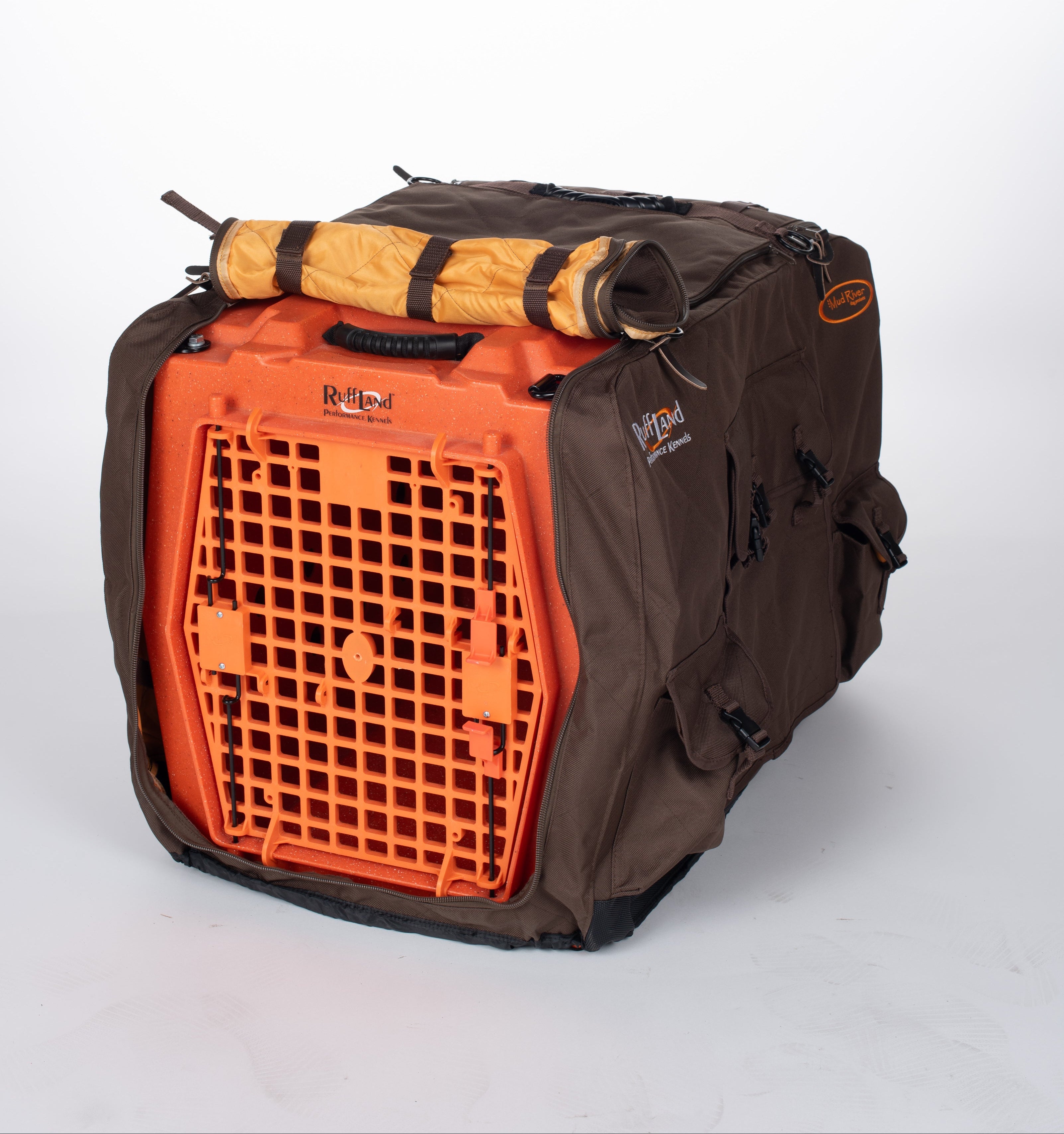 RuffLand Double Door Insulated Kennel Cover | Mud River All