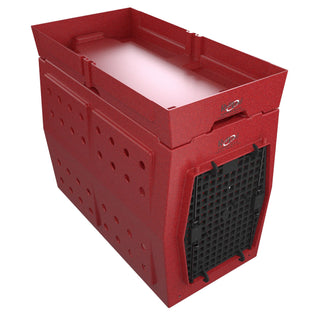 Ruffland Kennels Easy Rider Top Tray Patriotic Red